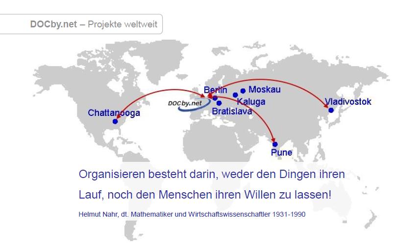 DOC.project vernetzt Planer, Projektierer, Bauherren, Behörden und ausführende Dienstleister - weltweit