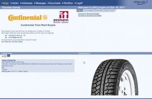 DOC.project / Startscreen Conti-Tires-Plant Russia
